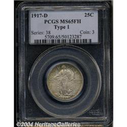 1917-D[25C] Type One MS65 Full Head PCGS.