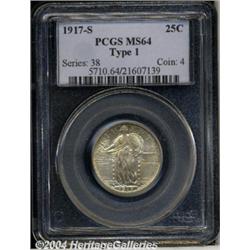 1917-S[25C] Type One MS64 PCGS.
