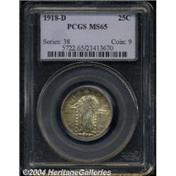 1918-D[25C] MS65 PCGS.