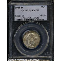 1918-D[25C] MS64 Full Head PCGS.