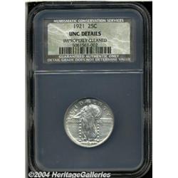 1921[25C] --Improperly Cleaned--NCS. UNC Details.