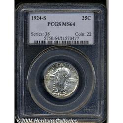 1924-S[25C] MS64 PCGS.