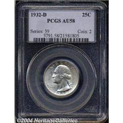 1932-D[25C] AU58 PCGS.