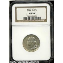 1932-D[25C] AU58 NGC.
