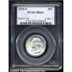 1932-S[25C] MS63 PCGS.