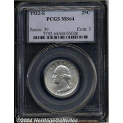 1932-S[25C] MS64 PCGS.