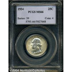 1934[25C] Medium Motto MS66 PCGS.