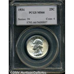 1934[25C] Heavy Motto MS66 PCGS.