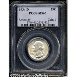 1934-D[25C] MS65 PCGS.