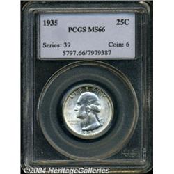 1935[25C] MS66 PCGS.