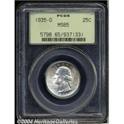 1935-D[25C] MS65 PCGS.