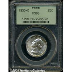 1935-D[25C] MS66 PCGS.