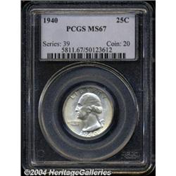 1940[25C] MS67 PCGS.