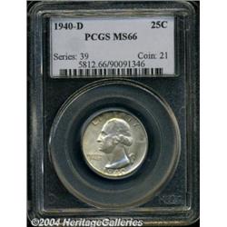 1940-D[25C] MS66 PCGS.