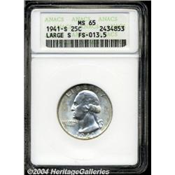 1941-S[25C] Large S MS65 ANACS.