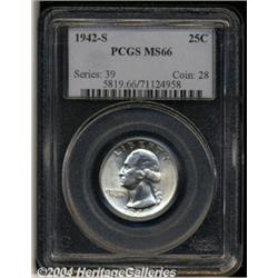 1942-S[25C] MS66 PCGS.