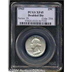 1943[25C] Doubled Die Obverse XF45 PCGS.