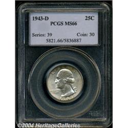 1943-D[25C] MS66 PCGS.