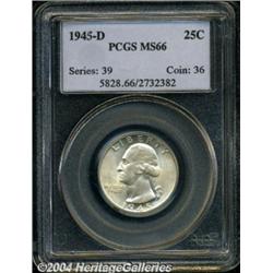 1945-D[25C] MS66 PCGS.