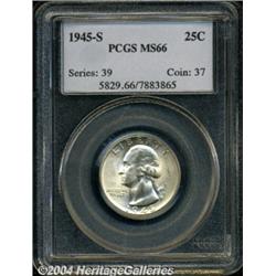1945-S[25C] MS66 PCGS.