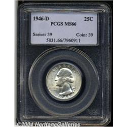 1946-D[25C] MS66 PCGS.