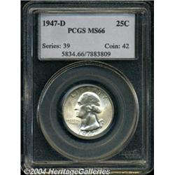 1947-D[25C] MS66 PCGS.