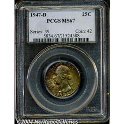1947-D[25C] MS67 PCGS.