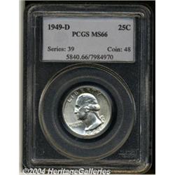 1949-D[25C] MS66 PCGS.