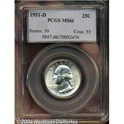 1951-D[25C] MS66 PCGS.
