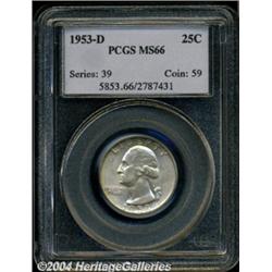 1953-D[25C] MS66 PCGS.