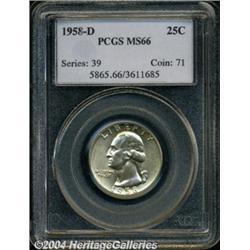 1958-D[25C] MS66 PCGS.