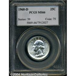 1960-D[25C] MS66 PCGS.