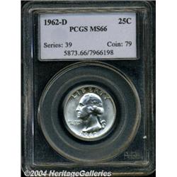 1962-D[25C] MS66 PCGS.