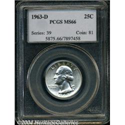 1963-D[25C] MS66 PCGS.