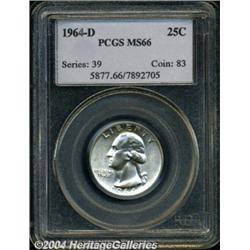 1964-D[25C] MS66 PCGS.