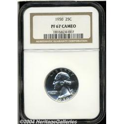 1950[25C] PR67 Cameo NGC.