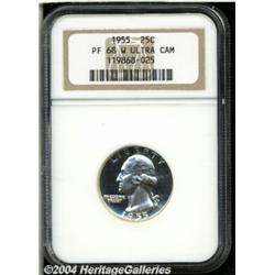 1955[25C] PR68 W Deep Cameo NGC.