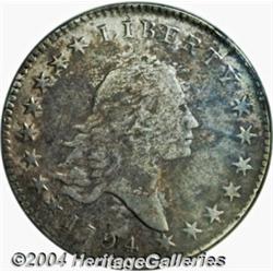 1794[50C] XF Details, Damaged, NCS.