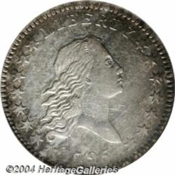 1795[50C] 2 Leaves AU55 NGC.