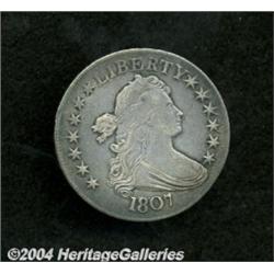 1807[50C] Draped Bust XF40 Uncertified.
