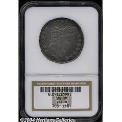 1817[50C] AU58 NGC.
