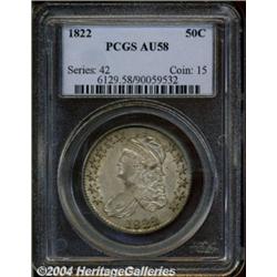 1822[50C] AU58 PCGS.