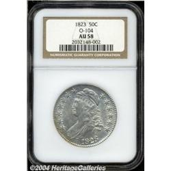 1823[50C] AU58 NGC.