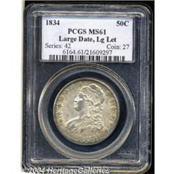 1834[50C] Large Date, Large Letters MS61 PCGS.