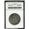 Image 1 : 1850[50C] MS60 ANACS.