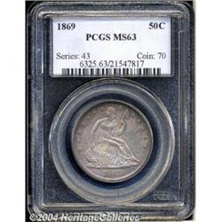 1869[50C] MS63 PCGS.