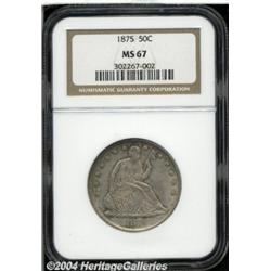 1875[50C] MS67 NGC.