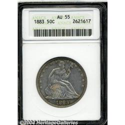 1883[50C] AU55 ANACS.