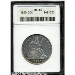 1890[50C] MS60 ANACS.