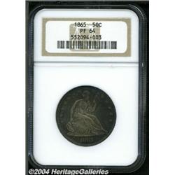1865[50C] PR64 NGC.